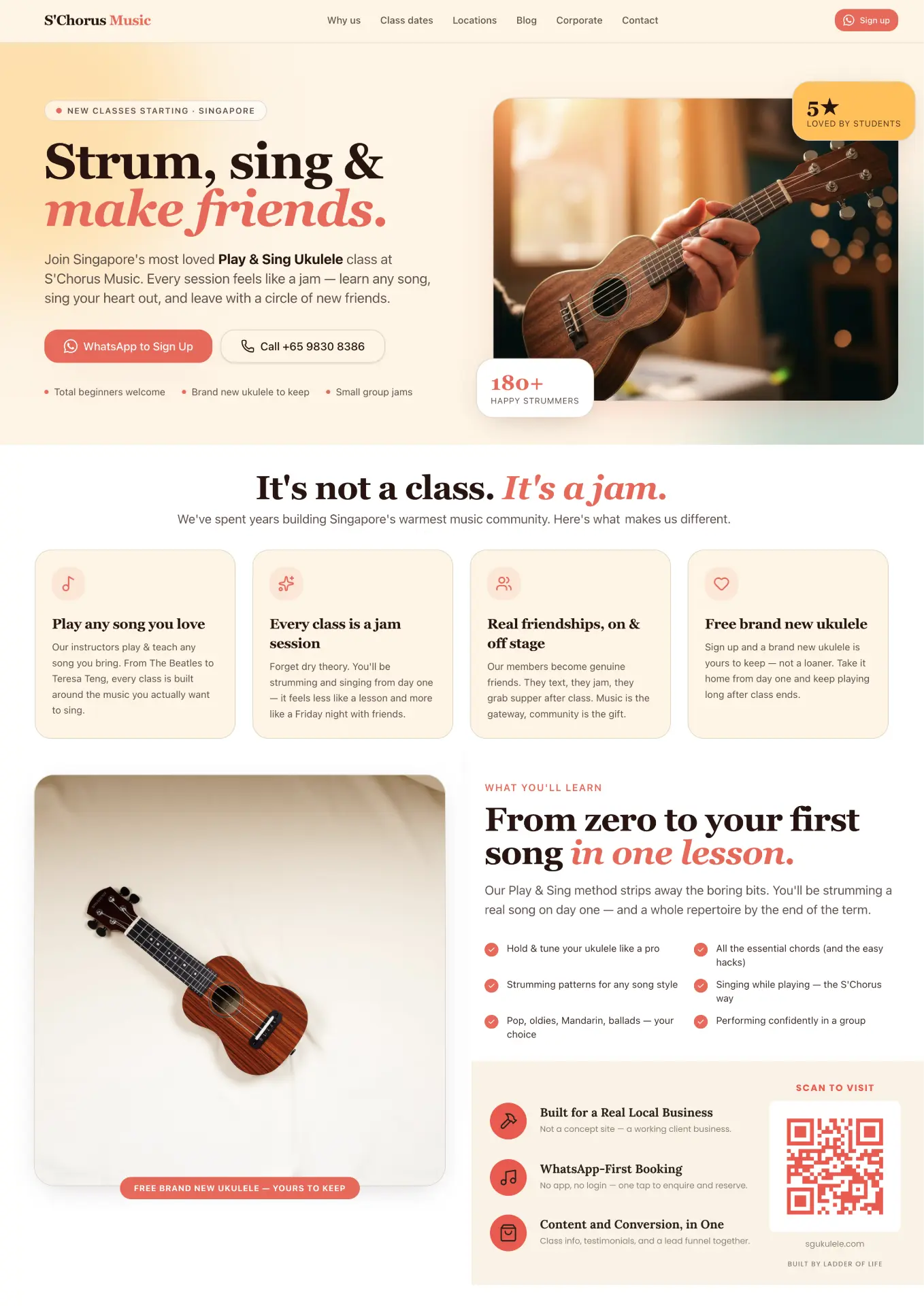 S'Chorus Ukulele — screen 1